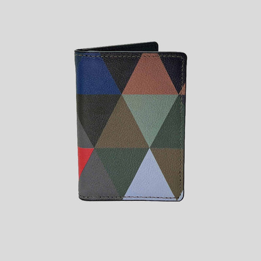 LACWGP | Geometric Print Small Leather Wallet