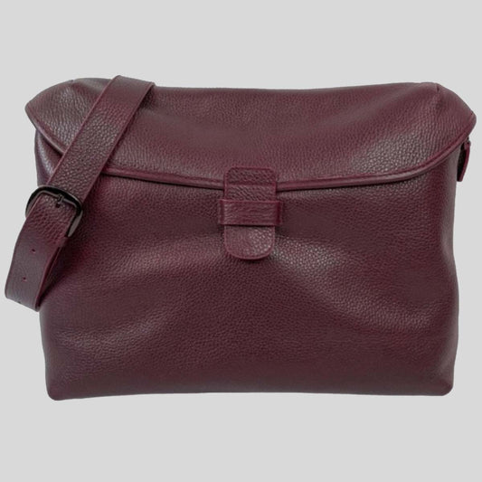 MSLEATHER006 | Plain Leather Messenger Bag