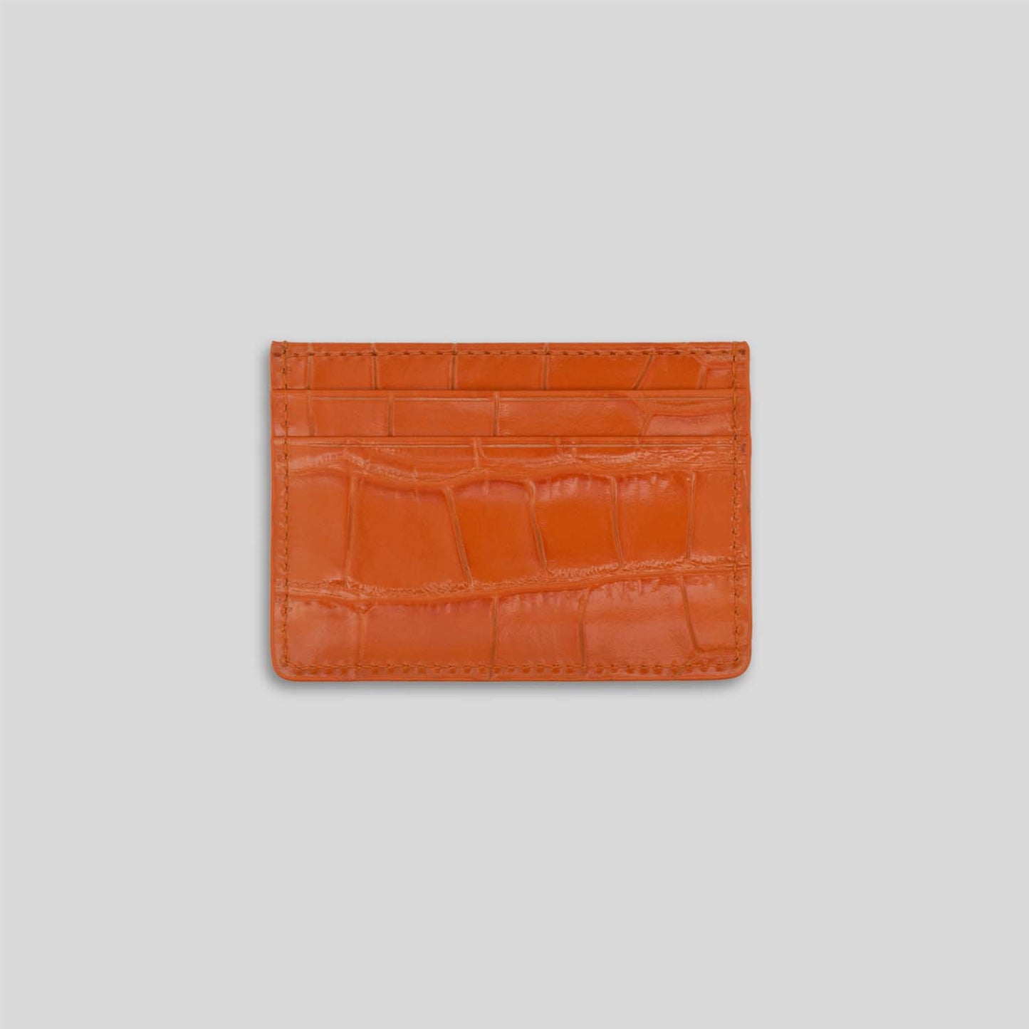 LACCHDS | Croc Double Sided Business Card Holder