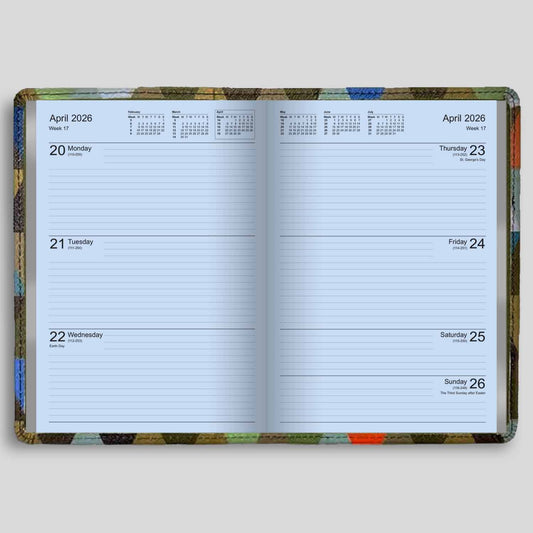 RWA53GP | Geometric Cover and Week-To-View Diary 2026- Pre order