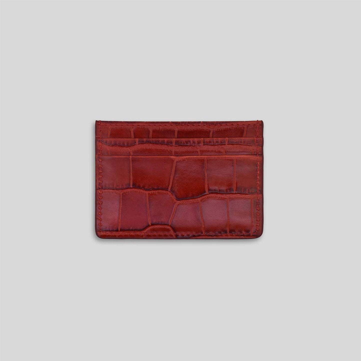 LACCHDS | Croc Double Sided Business Card Holder