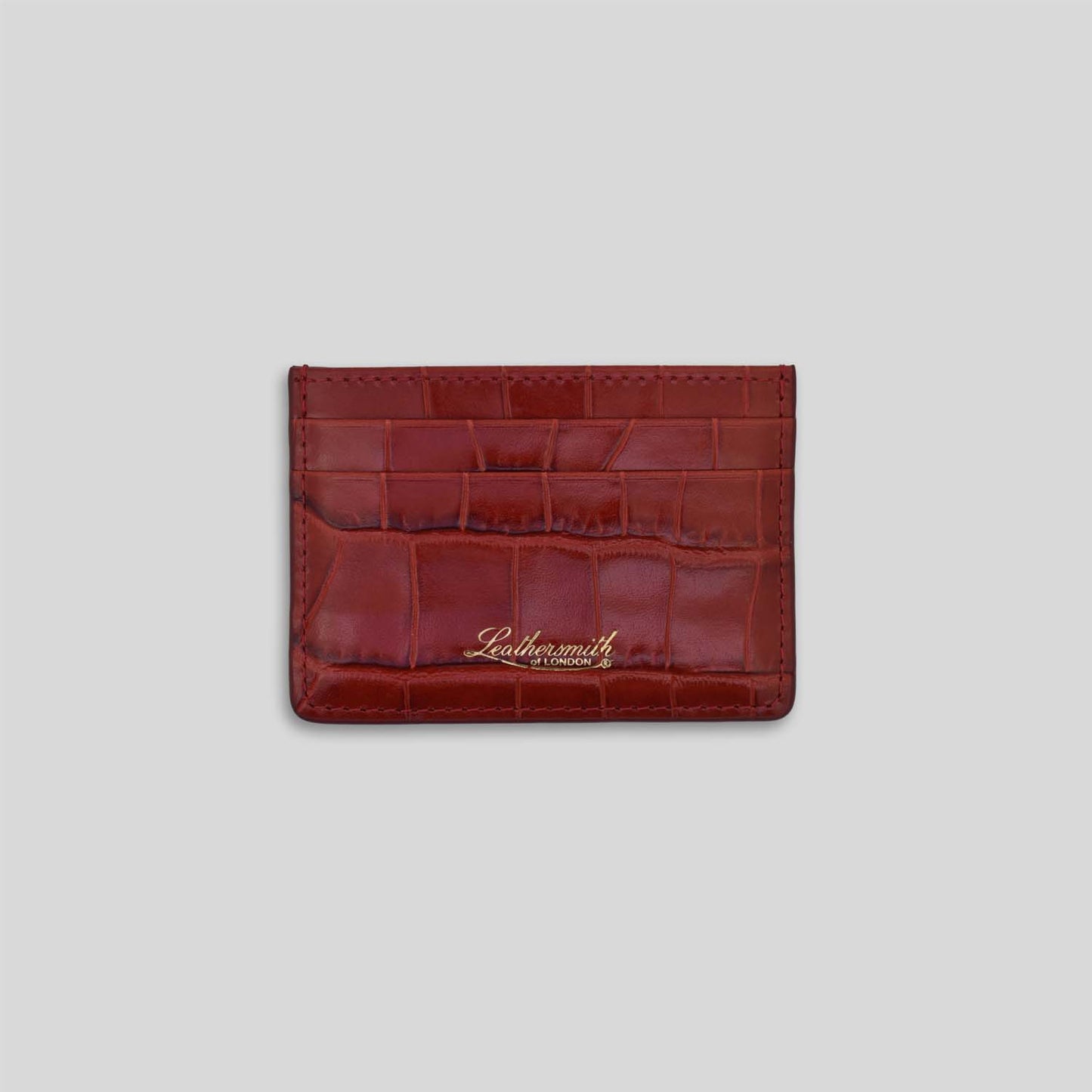 LACCHDS | Croc Double Sided Business Card Holder