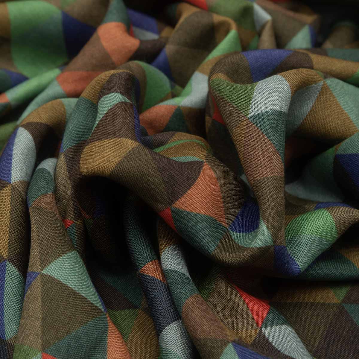 SCARF19687 | Geometric Print Scarf - Pre Order