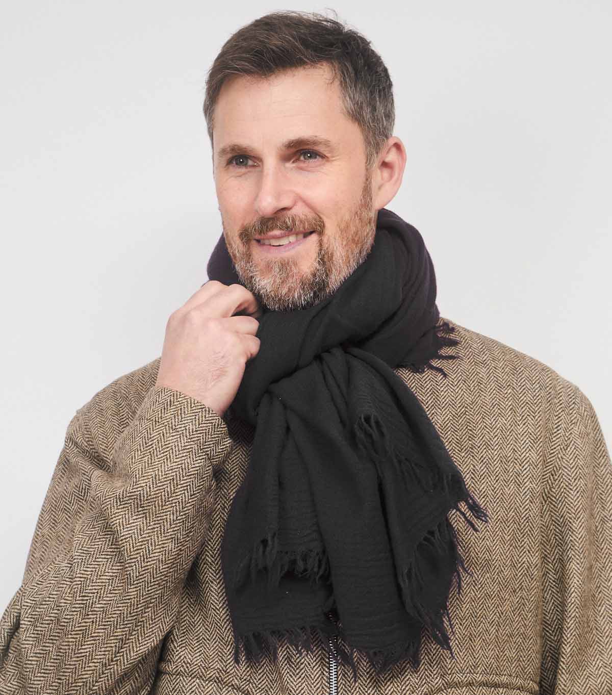 SCARF18991 | Textured Wool Scarf - Pre Order