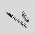 WM4/LS | Mayfair 925 Sterling Silver Fountain Pen – Plain Finish