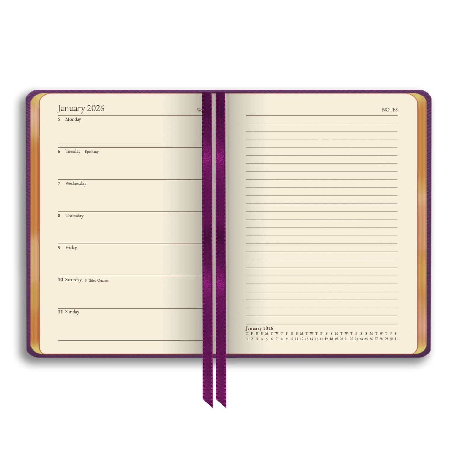807G | Bath Midsize Week-to-view Diary 2026 - Pre Order