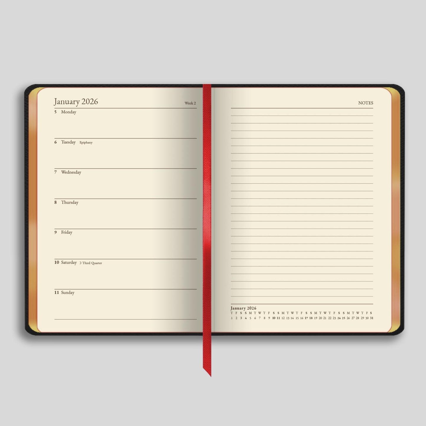 807G | Bath Midsize Week-to-view Diary 2026 - Pre Order