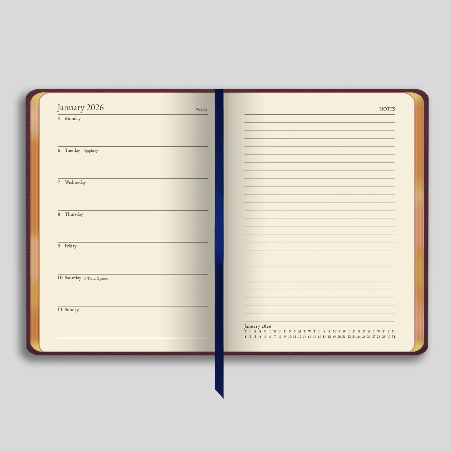 807G | Bath Midsize Week-to-view Diary 2026 - Pre Order