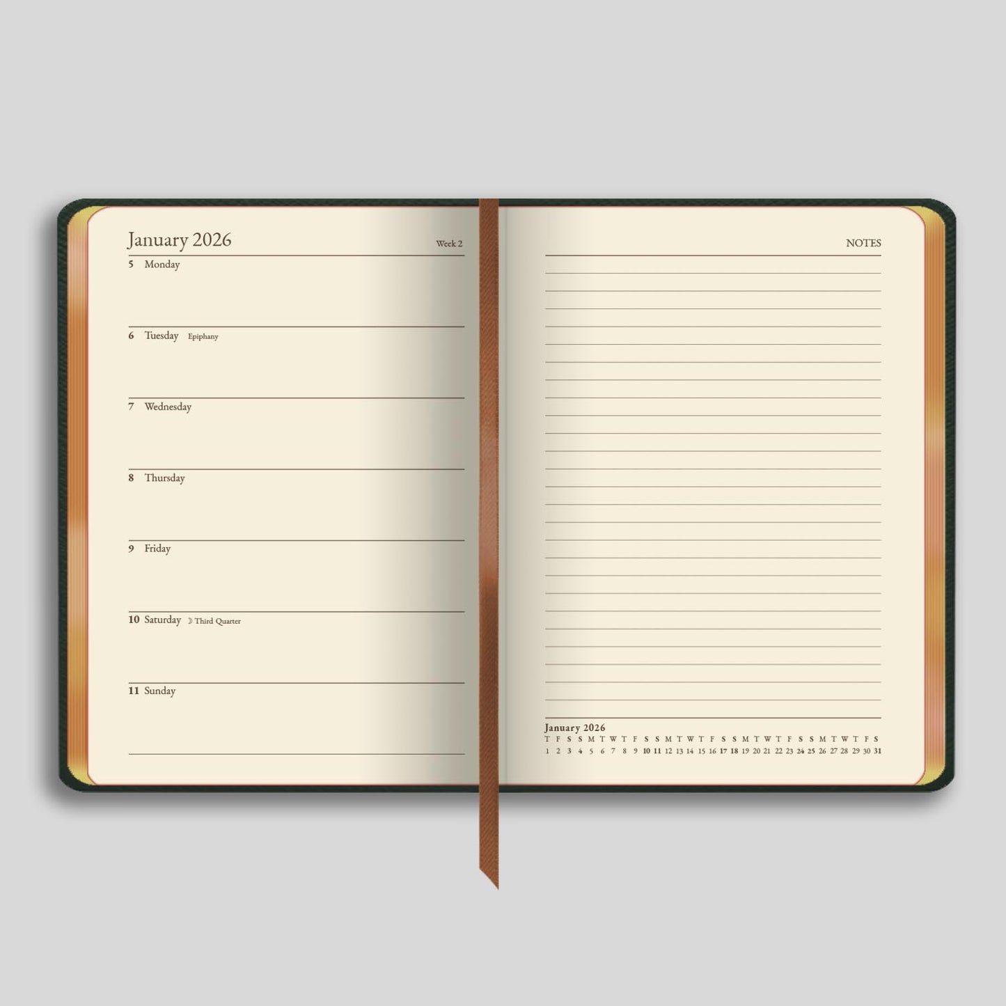 807G | Bath Midsize Week-to-view Diary 2026 - Pre Order
