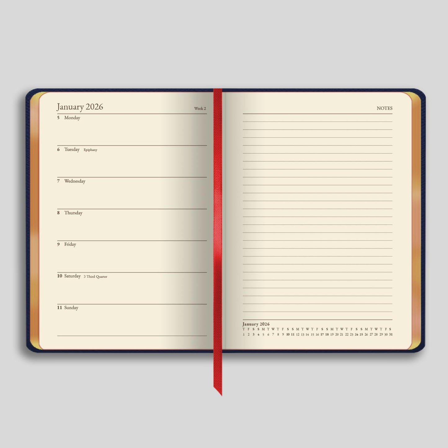 807G | Bath Midsize Week-to-view Diary 2026 - Pre Order