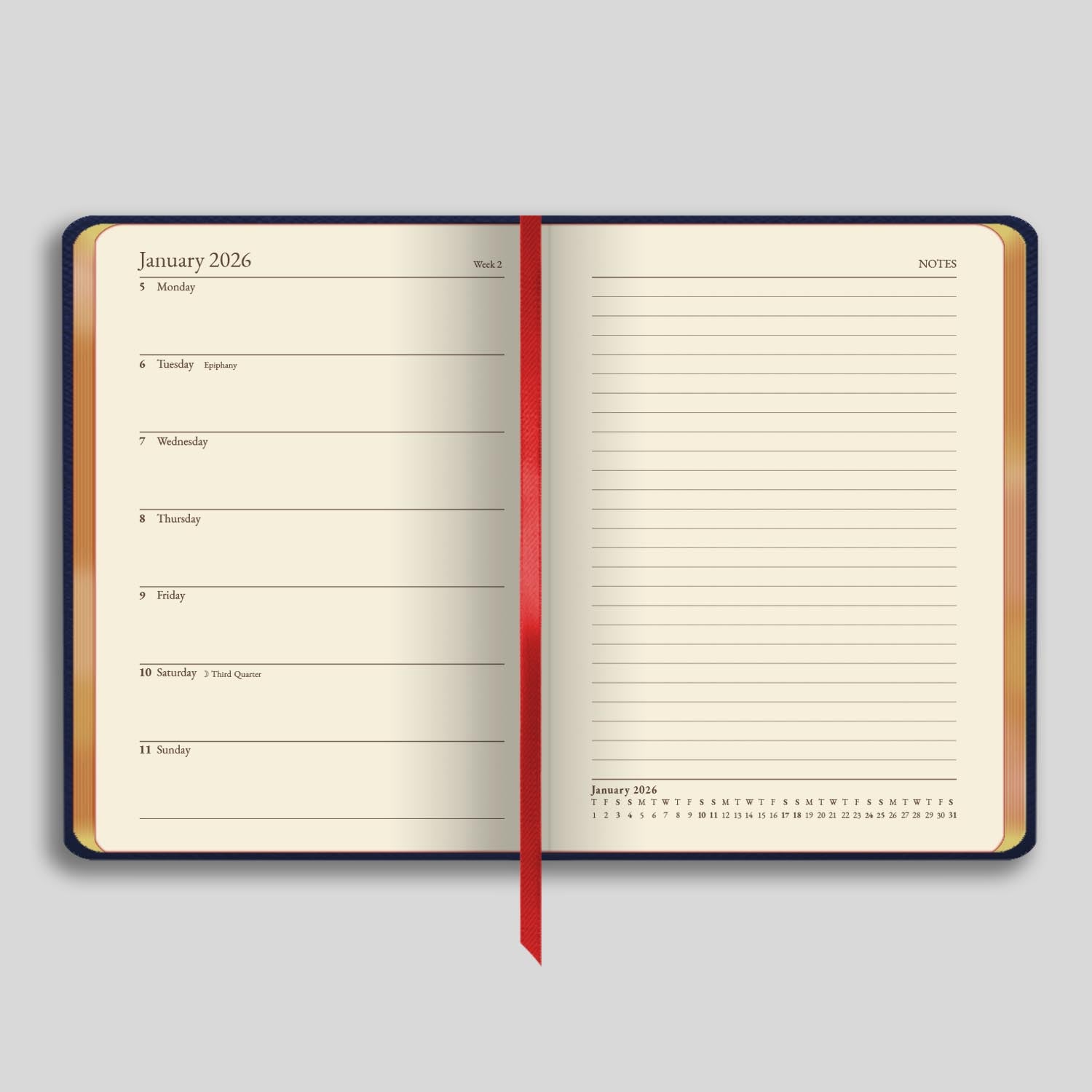 807G | Bath Midsize Week-to-View Diary 2026