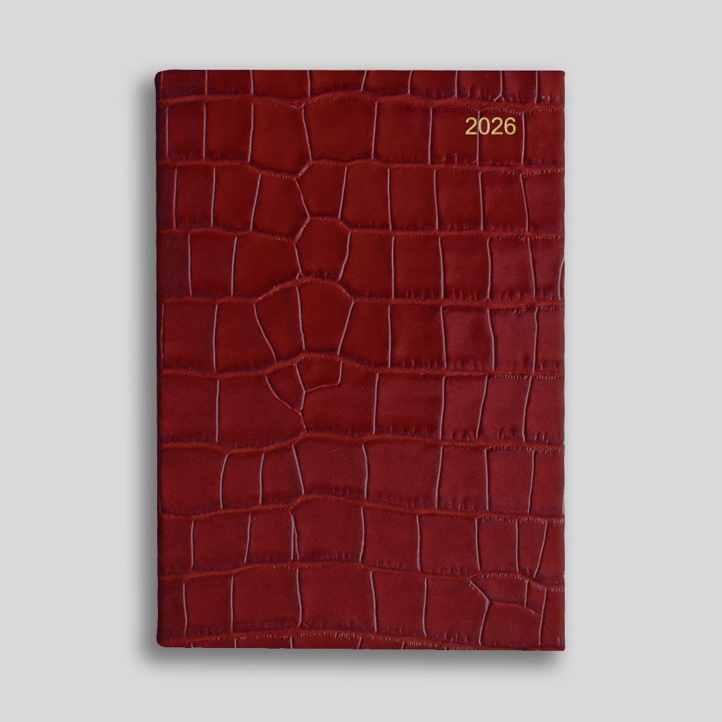 A53C | Chelsea Week-to-View Crocodile Print Diary 2026