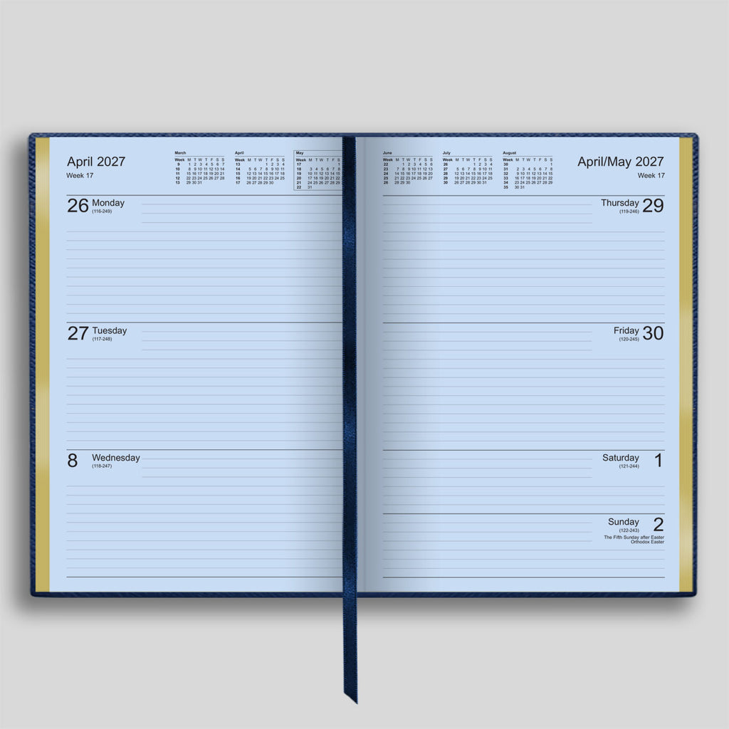 A53C | Chelsea Week-to-View Crocodile Print Diary 2027 - Pre Order