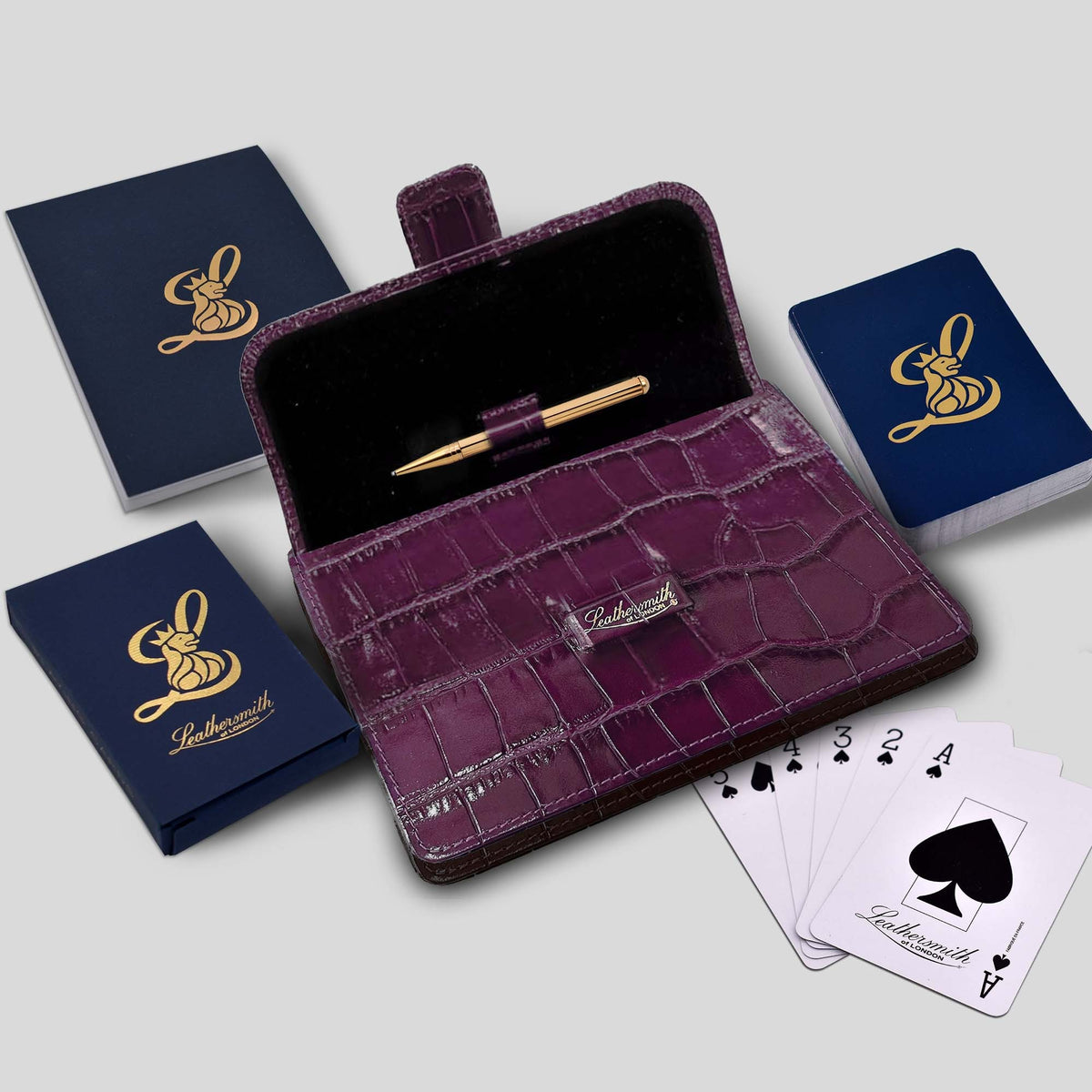 LGCP | Croc Playing Cards Case