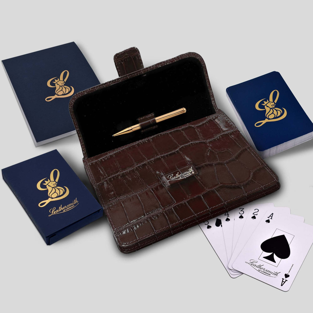 LGCP | Croc Playing Cards Case
