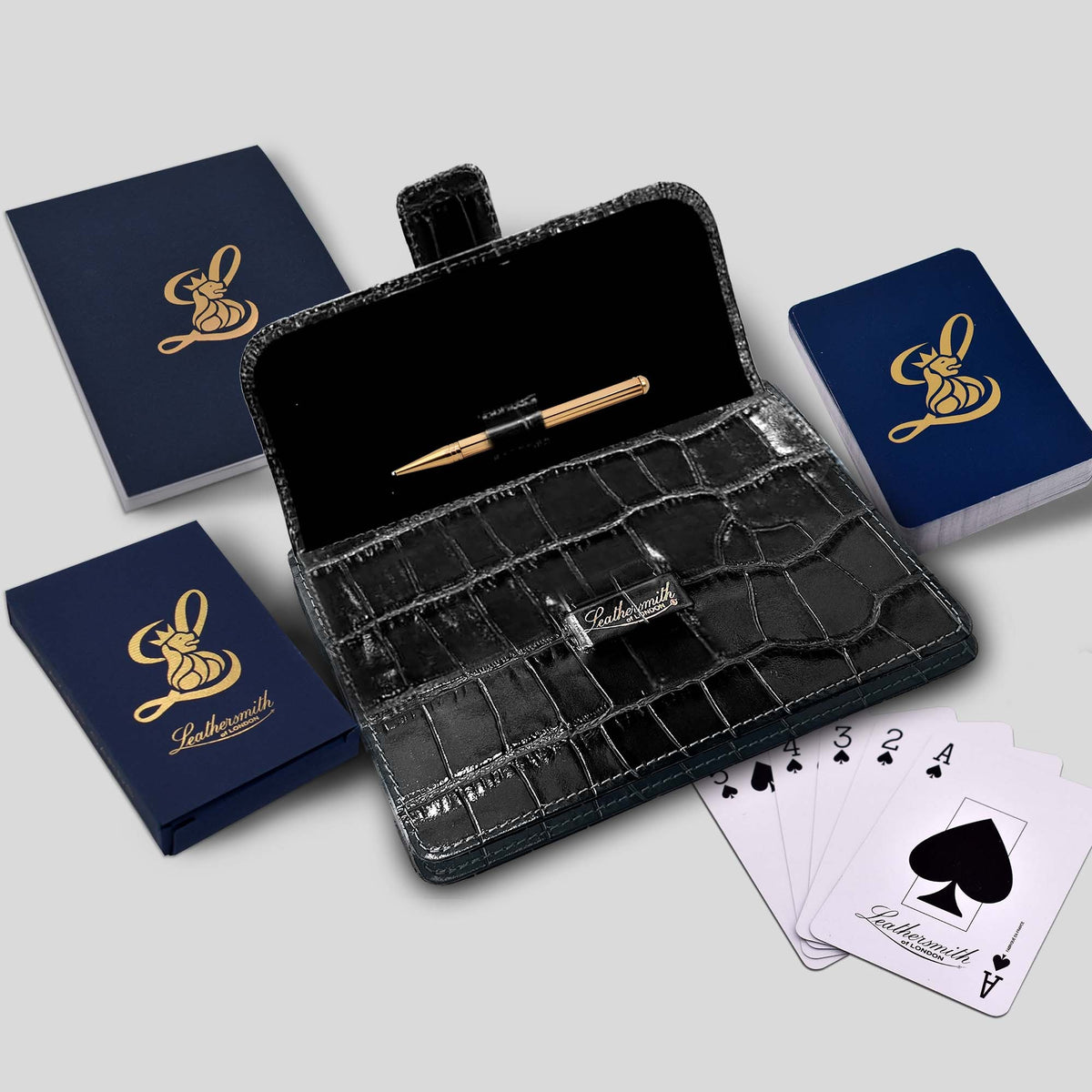LGCP | Croc Playing Cards Case