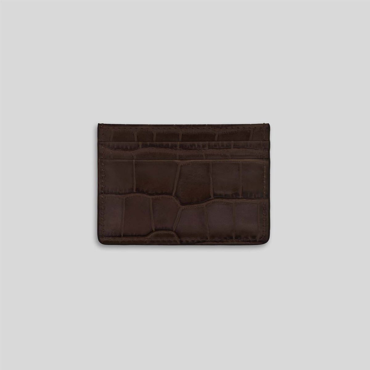 LACCHDSC | Croc Double Sided Business Card Holder