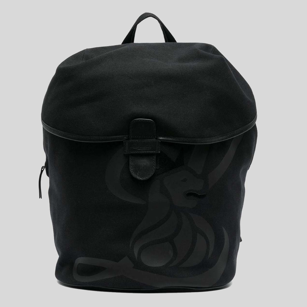 BKEMB | Embroidered Canvas Lion Backpack