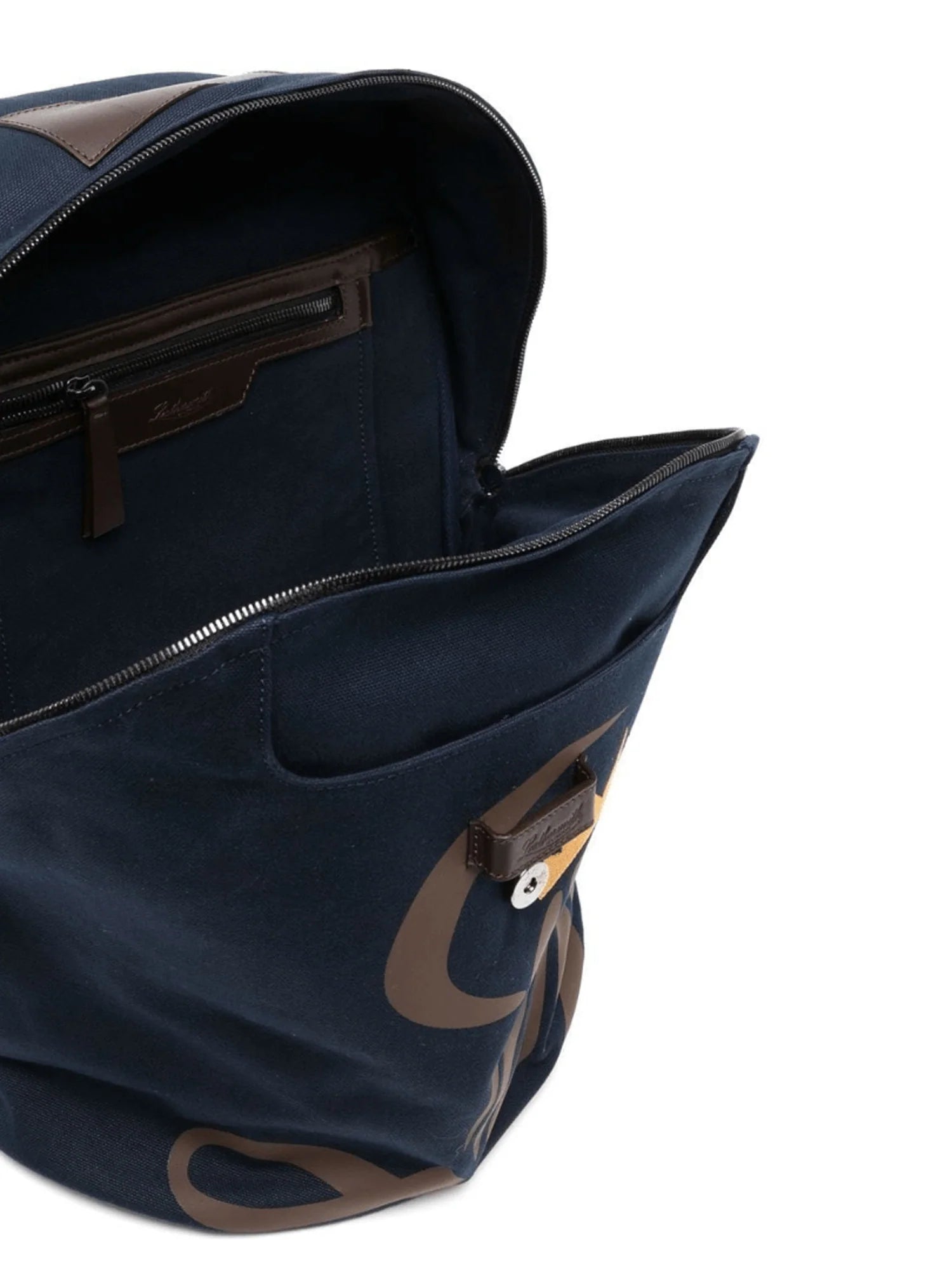 BKEMB | Embroidered Canvas Lion Backpack