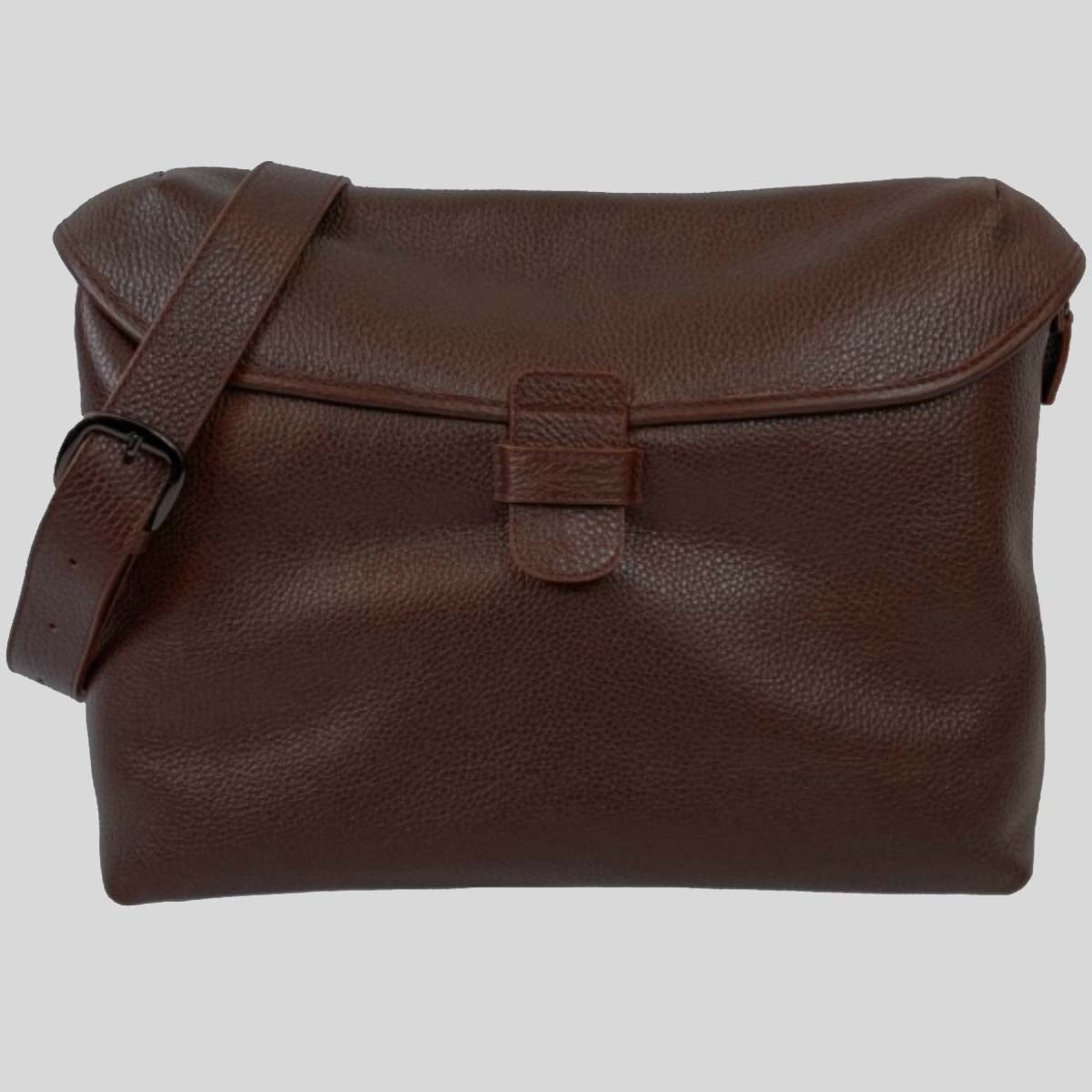 MSLEATHER006 | Plain Leather Messenger Bag