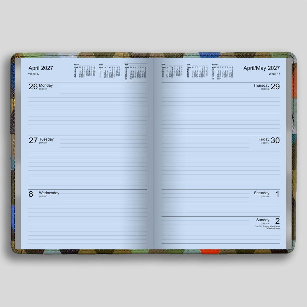 RWA53GP | Geometric Cover and Week-To-View Diary 2027 - Pre Order