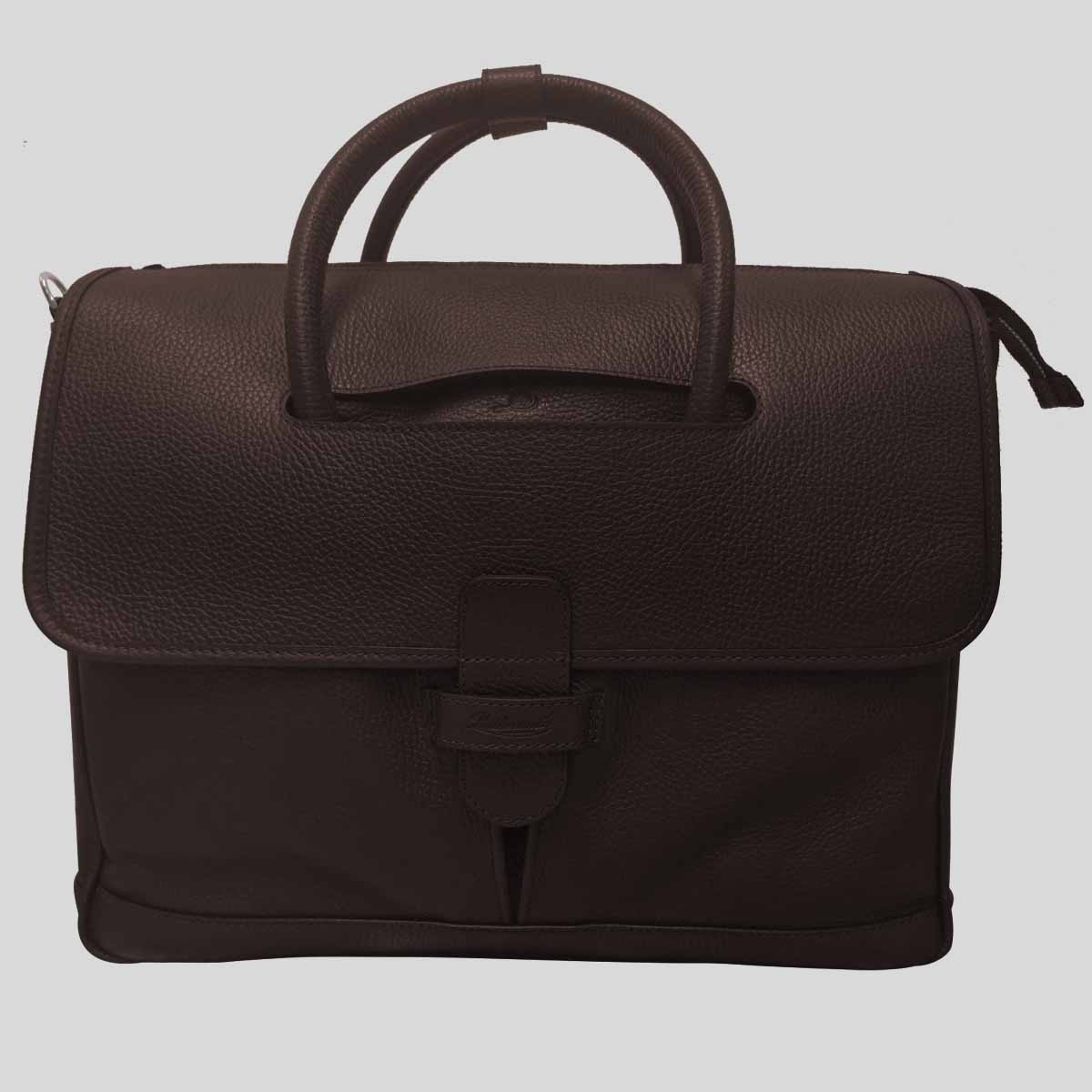 SBRIEFCASE003 - Small Leather Briefcase