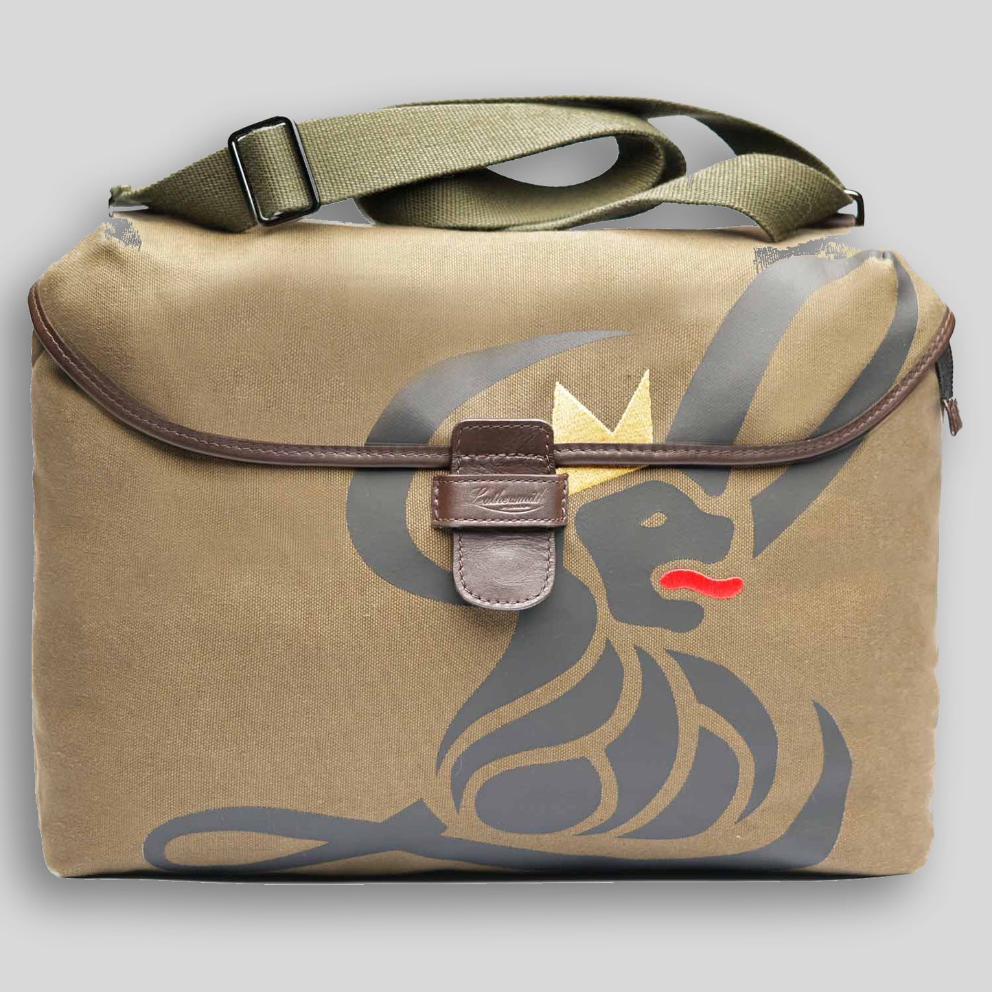 MSLION004 | Lion Canvas Messenger Bag