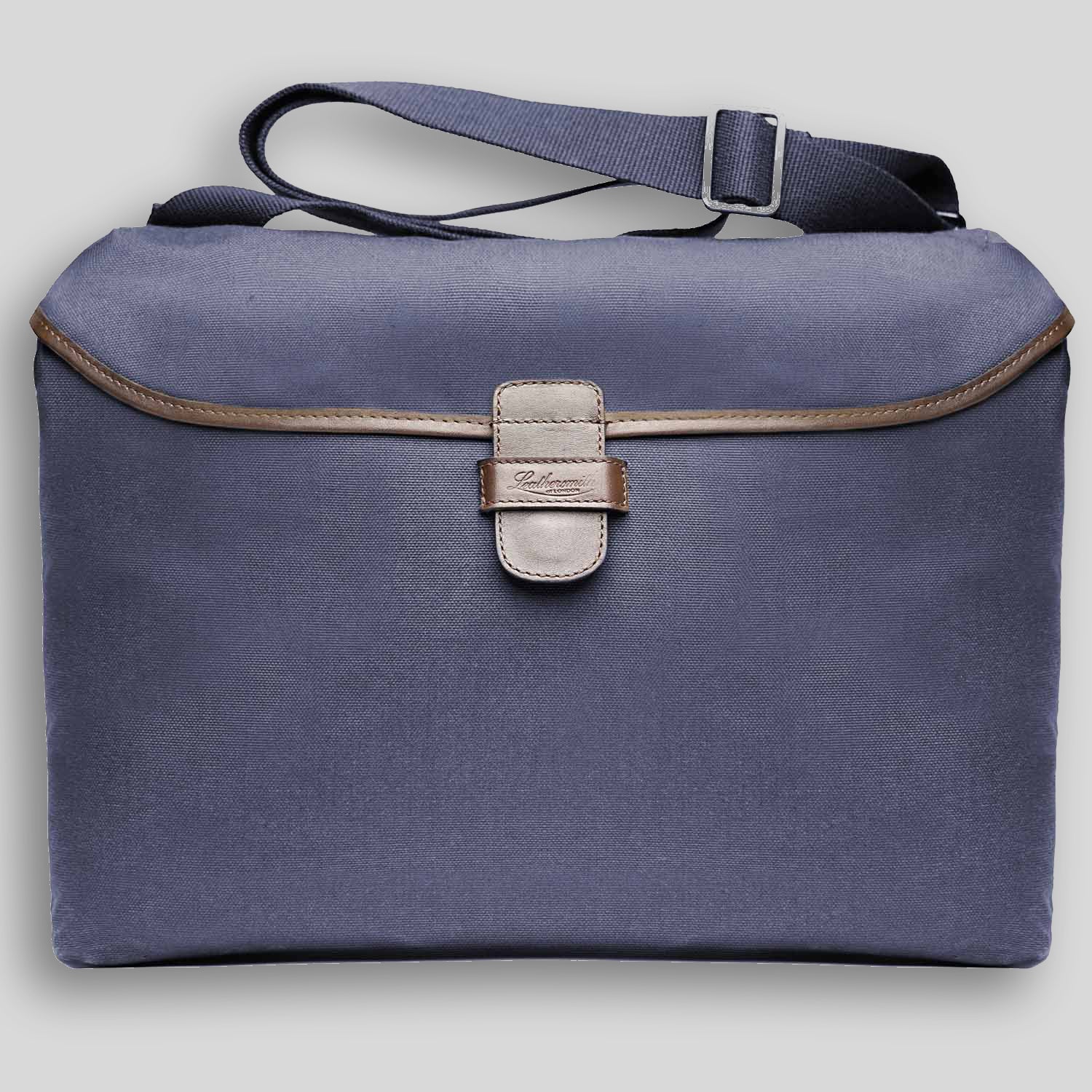 Plain canvas messenger online bag